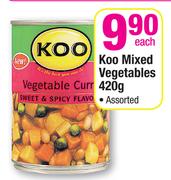 Koo Mixed Vegetables Assorted-420g Each