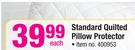 Standard Quilted Pillow Protector