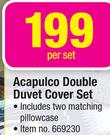 Acapulco Double Duvet Cover Set-Per Set
