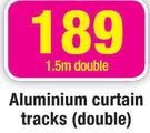 Aluminium Curtain Tracks(Double) 1.5m