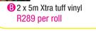 Simple Choice Xtra Tuff Vinyl-2x5m Per Roll