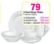 4 x Sideplates-Each