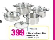 Mainstays 8 Piece Stainless Steel Cookware Set