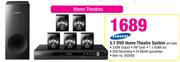Samsung 5.1 DVD Home Theatre System HT E350