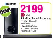 LG 2.1 Wired Sound Bar NB-2540