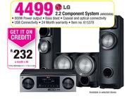 LG 2.2 Component System ARX5500A