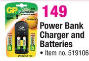 Power Bank Charger and Batteries