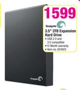 Seagate 3.5" 3TB Expansion Hard Drive