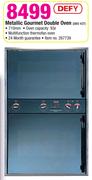 Defy Metallic Gourmet Double Oven DBO 437