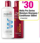 Wella Pro Series Moisture Shampoo/Conditioner Assorted-500ml Each