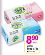 Dettol Soap Assorted-175g-Each