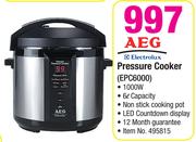 Aeg Electrolux Pressure Cooker EPC6000