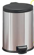 Manstays 12Ltr Stainless Steel Oval Step Bin-Each