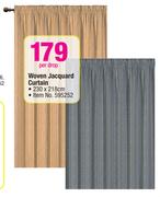 Woven Jacquard Curtain-230x218cm Per Drop