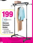 Mainstays Chrome Garment Holder-Each