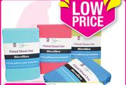 Mainstays Microfibre Single Fitted Sheet-Per Set