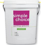 Simple Choice 5Ltr Peach Or Cream PVA Paint-Each