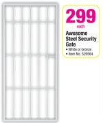 Awesome Steel Security Gate-Each