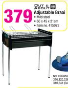 Out & About Adjustable Braai