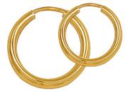9ct Gold & Sliver Large Single Earring-Each