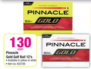 Pinnacle Gold Golf Ball-12's Each