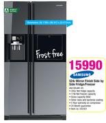Samsung 524Ltr Mirror Finish Side by Side Fridge/Freezer RS21HFLMR1 XF