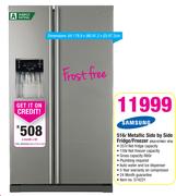 Samsung 516Ltr Metallic Side by Side Fridge/Freezer RSA1DTMG1 XFA