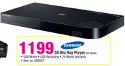Samsung 3D Blu Ray Player BD H5500
