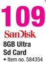 SanDisk 8GB Ultra SD Card