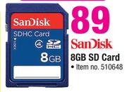 SanDisk 8GB SD Card