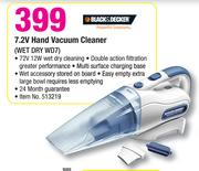 Black & Decker 7.2V Hand Vacuum Cleaner WET DRY WD7