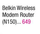 Belkin Wireless Modem Router N150