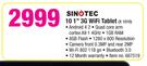 Sinotec 10.1" 3G Wi-Fi Tablet X1010