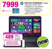 HP Intel Core i5 Notebook 15 R005SI
