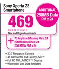 Sony Xperia Z2 Smartphone-On Smart S