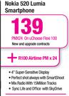 Nokia 520 Lumia Smartphone-On UChosse Flexi 100