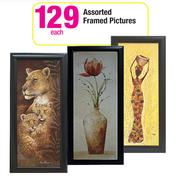 Framed Pictures Assorted-Each