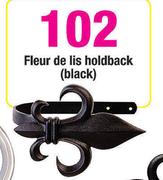 Fleur De Lis Holdback(Black)
