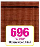 Woven Wood Blind 790x985mm