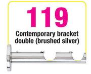 Contemporary Bracket Double(Brushed Silver)