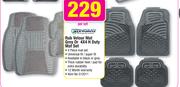 Stingray Rub Velour Mat Grey Or 4x4 H Duty Mat Set-per Set