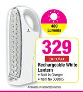 Eurolux Rechargeable White Lantern 480 Lumens