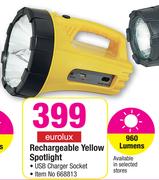 Eurolux Rechargeable Yellow Spotlight 960 Lumens