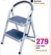 2 Step Ladder White
