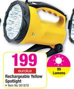 Eurolux Rechargeable Yellow Spotlight 95 Lumens