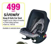 Safeway Snug N Safe Car Seat-Each