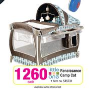 Little One Renaissance Camp Cot-Each