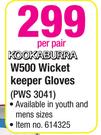 Kookaburra W500 Wicket Keeper Gloves(PWS 3041)-Per Pair