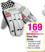 Gray-Nicolls Power Bow Gloves-Per Pair