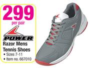 Power Razor Mens Tennis Shoes Size 7-11-Per Pair